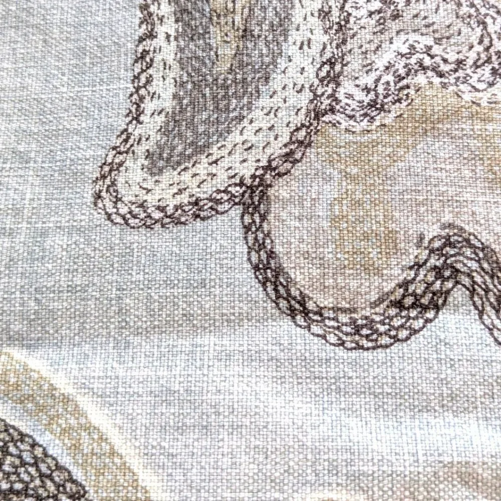 Harbor House Modern Floral Blue Brown 100% Cotton Duvet Cover F/Q